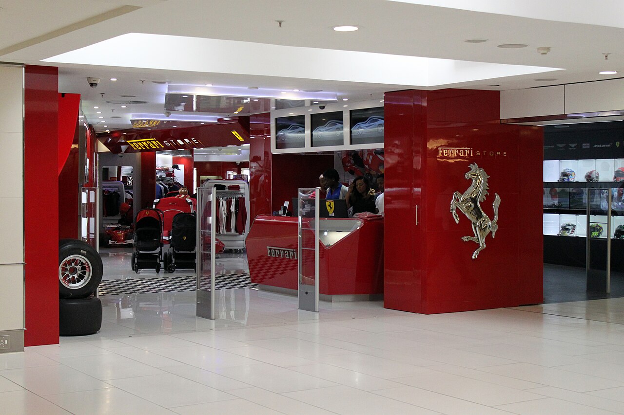 Interior of Sandton City shopping centre